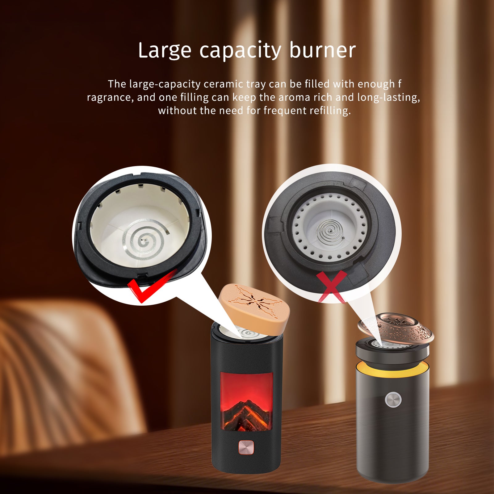Electric Incense Burner, No Charcoal - مبخرة بخور إلكترونية بدون فحم