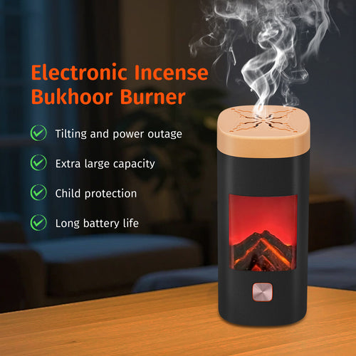 Portable Electric Incense Burner - مبخرة بخور فورية الكترونية قابلة للشحن